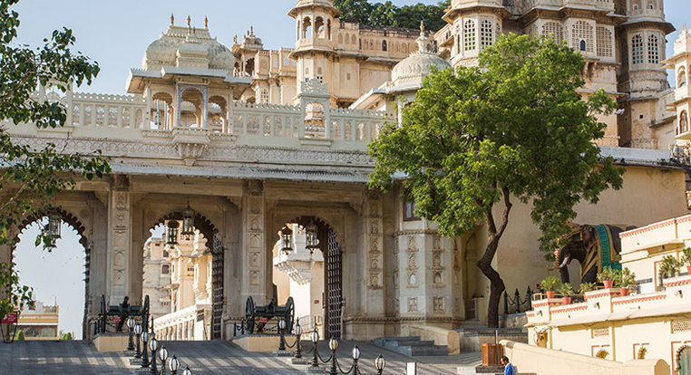 City Palace panoramic view Udaipur